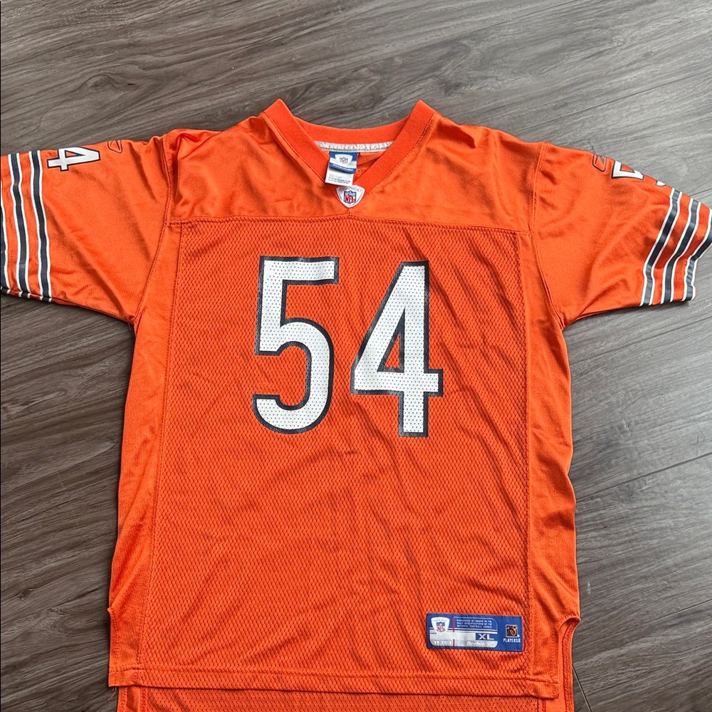 Reebok Orange Chicago Bears Jersey - Urlacher #54